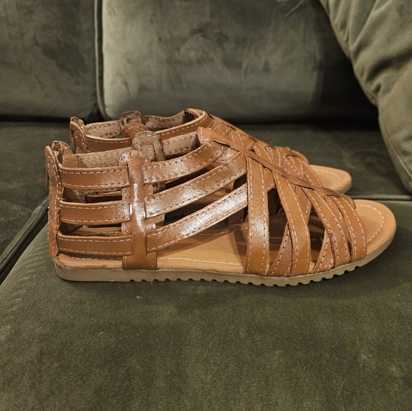 Mexican huarache leather sandals sz 10 - Picture 5 of 7